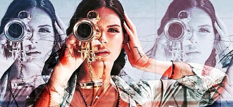 Lana Del Rey strzela do helikoptera...