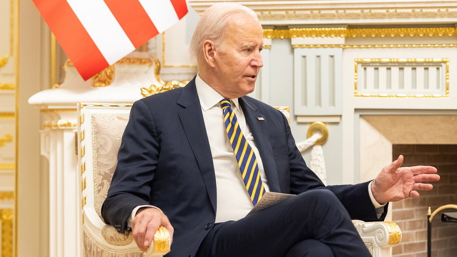 Prezydent Joe Biden w Kijowie