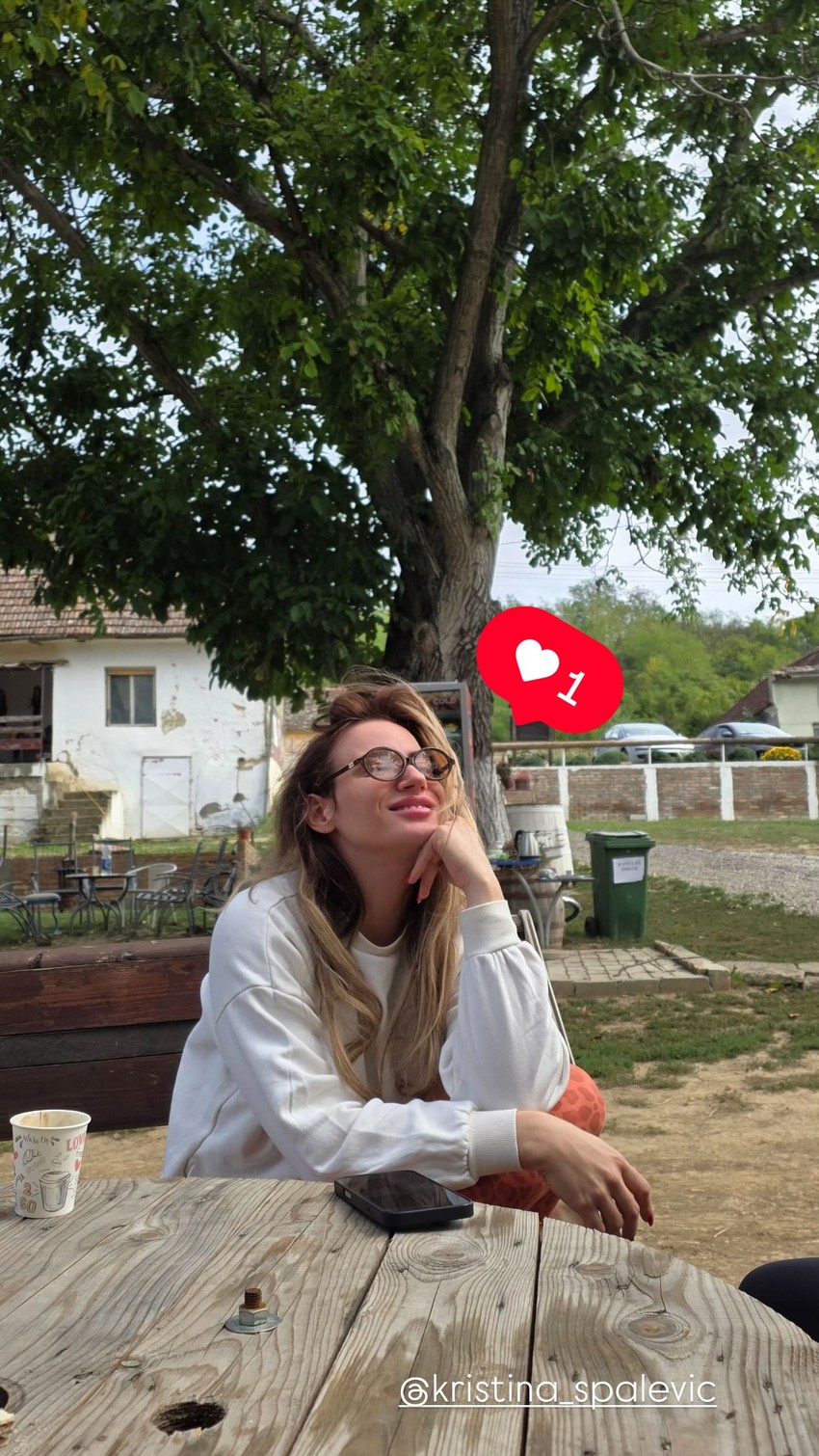 Kristijan Golubović slikao Kristinu