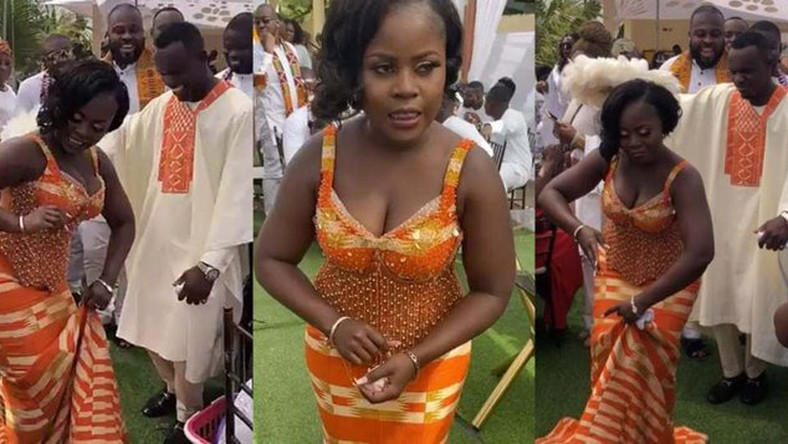 Kaakie becomes first Ghanaian celeb to tie the knot in 2020 (Video)