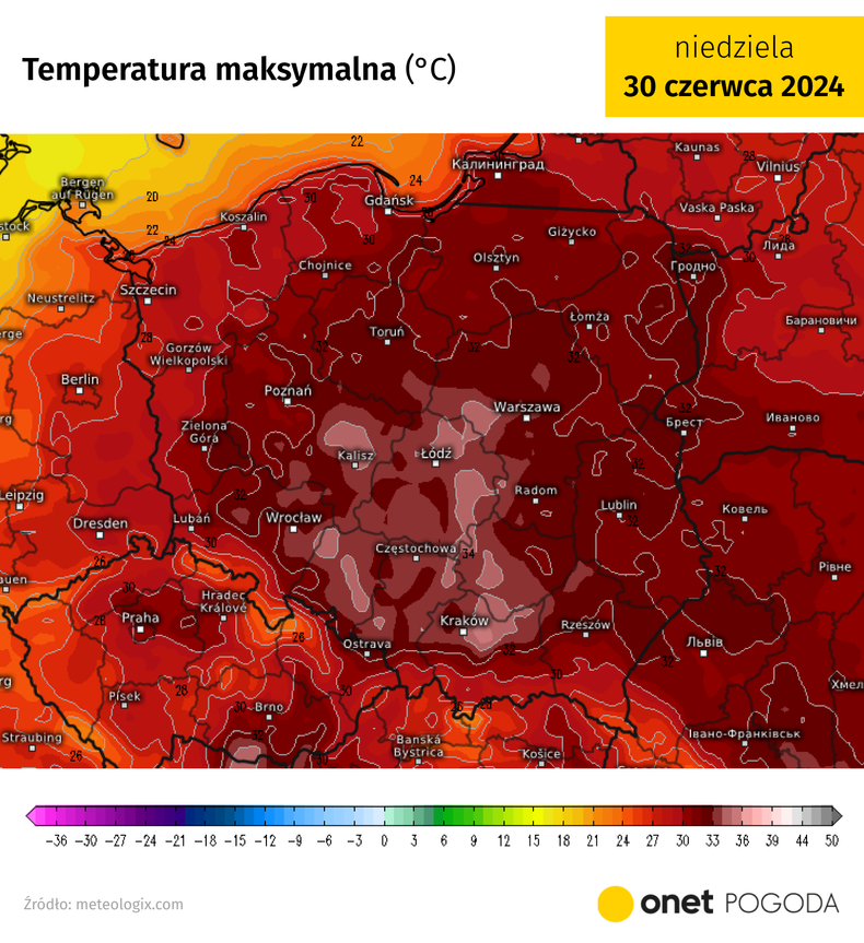 W niedzielę temperatura sięgnie aż 35 st. C