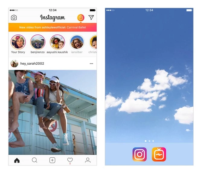 Instagram udostępnia aplikację IGTV