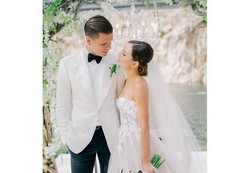 Szczęsny i Marina na swoim ślubie wyglądali jak milion dolarów