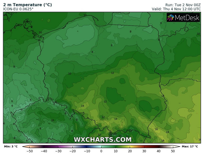 Temperatura w najbliższych dniach będzie uzależniona od pogody