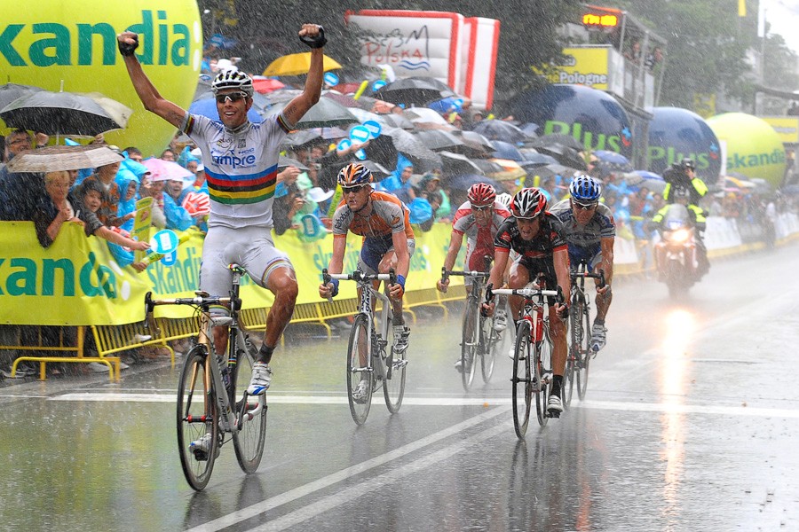 Kolarze na trasie Tour de Pologne