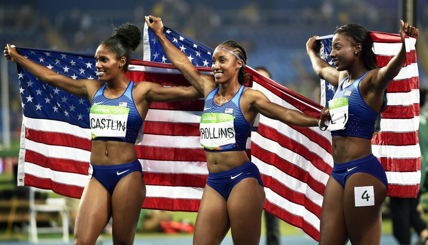 Brianna Rollins, Nia Ali i Kristi Castlin