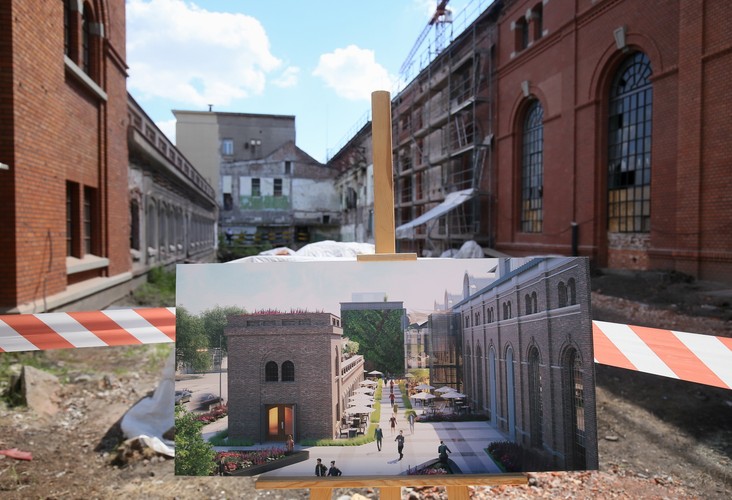 Projekt zabudowy terenu, czyli zespół nowych oraz adaptację starych obiektów,  powstał w pracowni APA Wojciechowski.   
<br><br>fot. (kru) PAP/Paweł Supernak