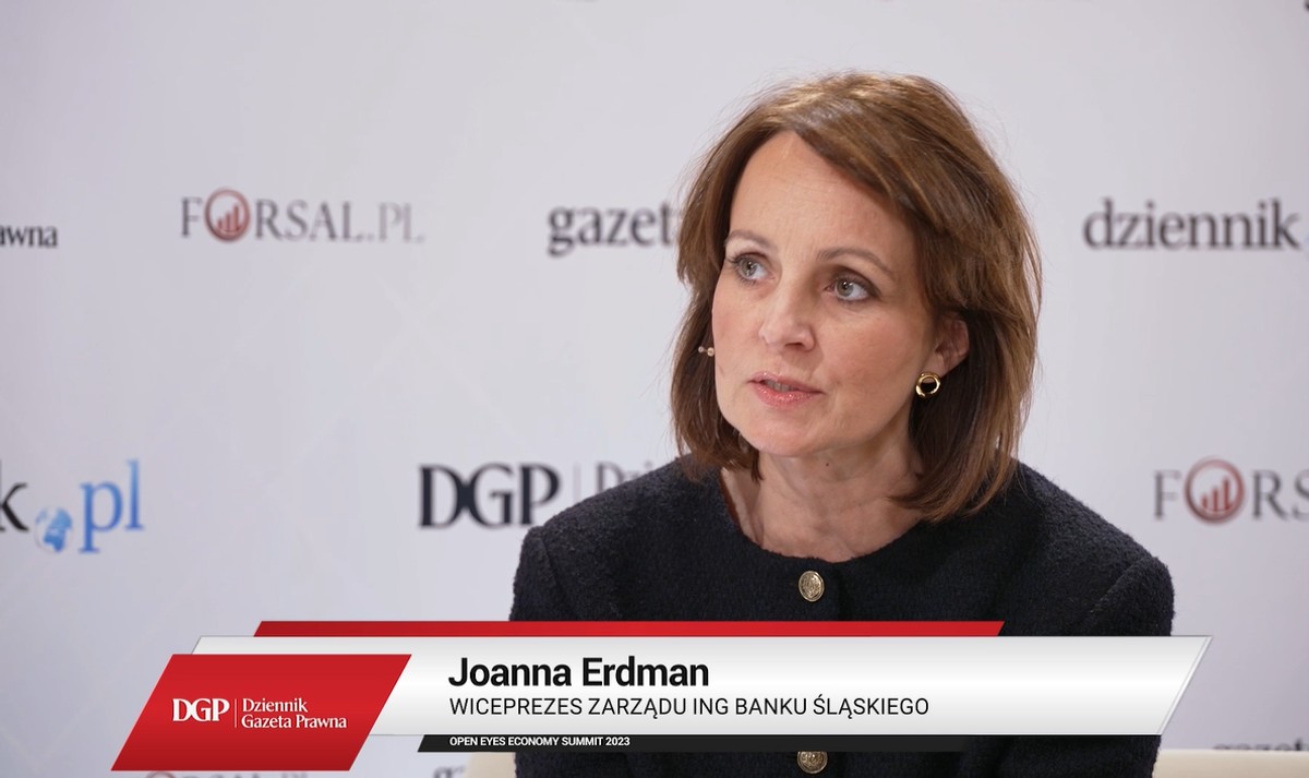 Joanna Erdman, wiceprezes ING Banku Śląskiego