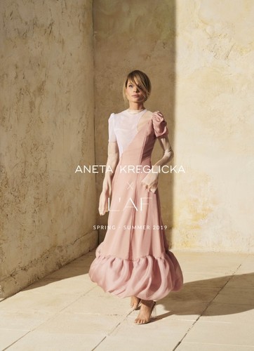 Aneta Kręglicka w kampanii marki L’AF wiosna/lato 2019