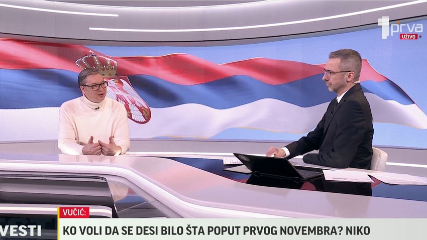 Vučić na TV Prva