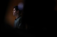 Sam Altman przemawia do uczestników pierwszej w historii konferencji OpenAI DevDay. San Francisco, 6 listopada 2023 r.