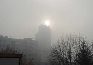 Užice, magla, ilustracija 