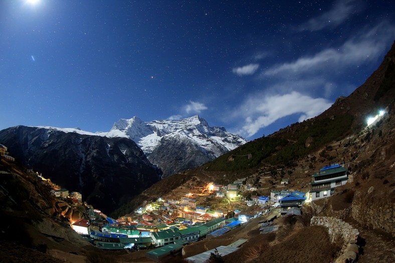 Namche Bazaar w Nepalu