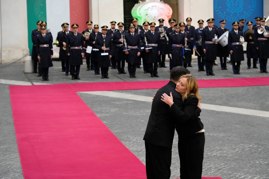 Zelenski i  Đorđa Meloni