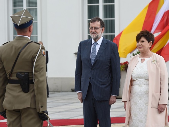 Beata Szydło i Mariano Rajoy