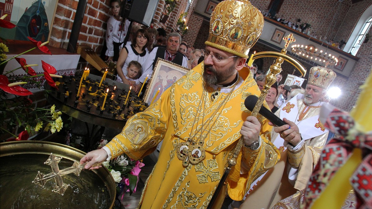 Chcę podziękować wam za to, że na tych ziemiach zachowaliście swoją tożsamość i że chronicie dziedzictwo przodków - powiedział w sobotę w Górowie Iławeckim do polskich Ukraińców zwierzchnik ukraińskiego Kościoła greckokatolickiego abp Światosław Szewczuk.