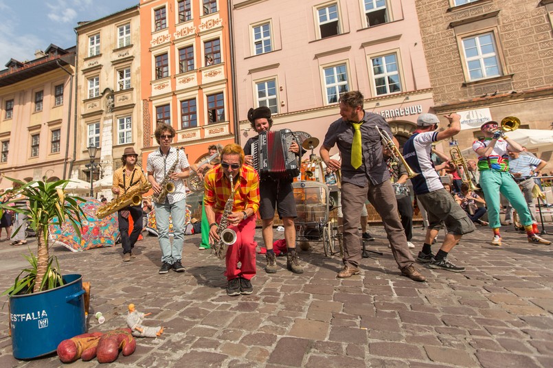 Festiwal teatrów ulicznych w Krakowie