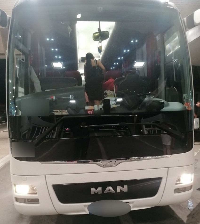 Autobus u kojem je krijumčarena roba