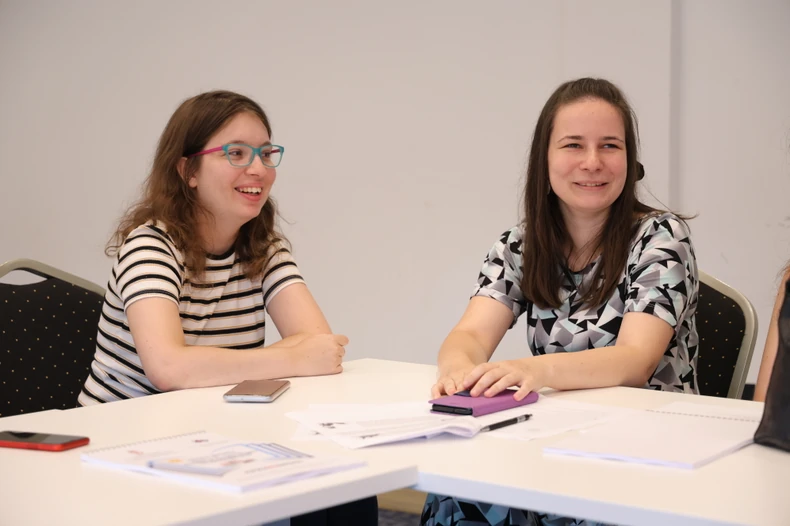 Tijana na Letnjoj školi Akademije mladih lidera sa invaliditetom 2023