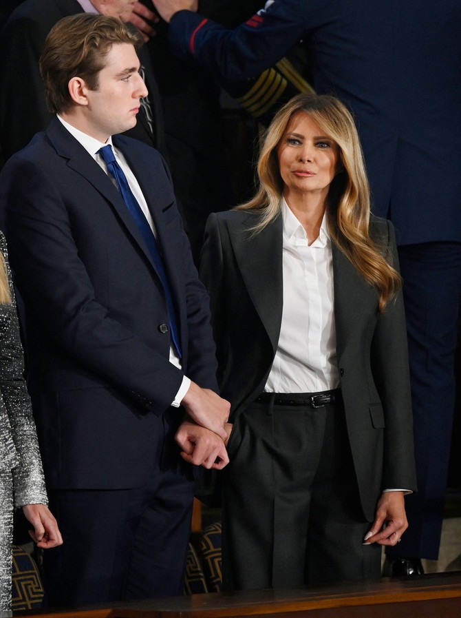 Baron i Melanija Tramp