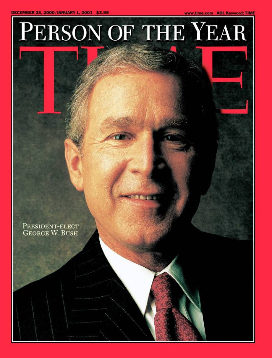 2000 - George W. Bush został wybrany jesienią 2000 roku na prezydenta Stanów Zjednoczonych