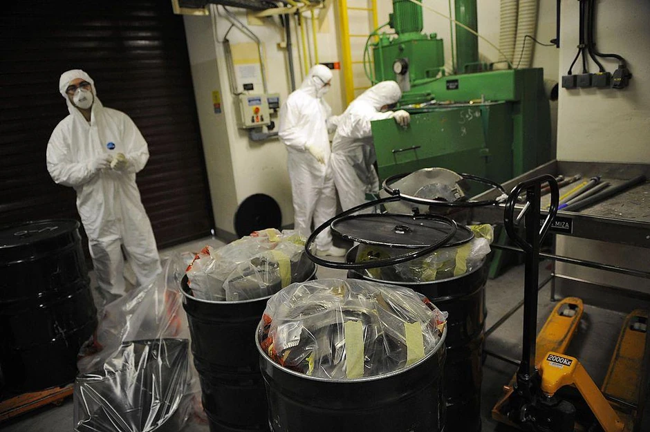 Zbrinjavanje radioaktivnog otpada u nuklearnoj elektrani Krško | Foto: Matej Leskovsek/AFP via Getty