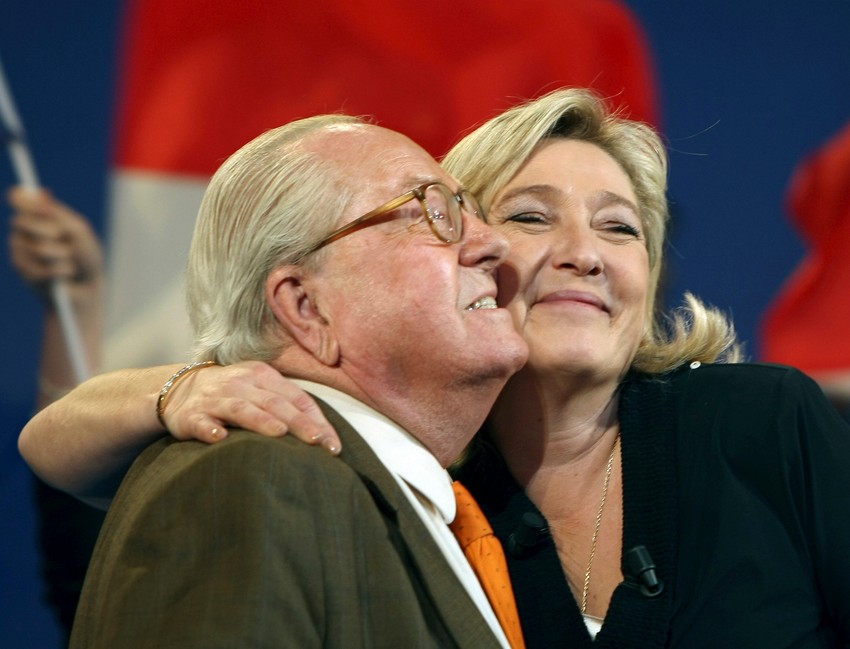 Žan-Mari le Pen sa ćerkom Marin 2012.
