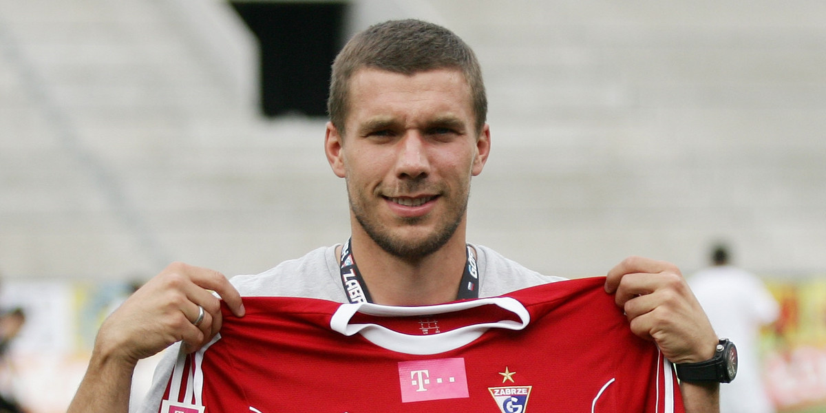 Łukasz Podolski oficjalnie w Górniku Zabrze