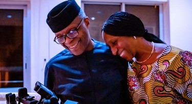 Osinbajo and wife melt hearts with romantic photos on 34th wedding anniversary