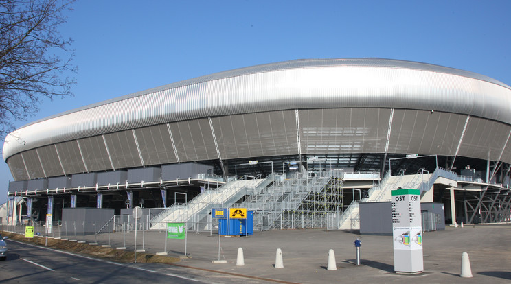 A klagenfurti stadionban lesz a szuperkupadöntő /Fotó: AFP