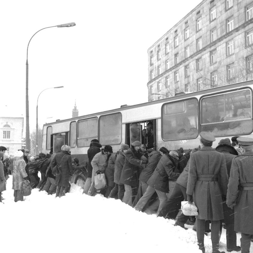 Zima stulecia w Warszawie.