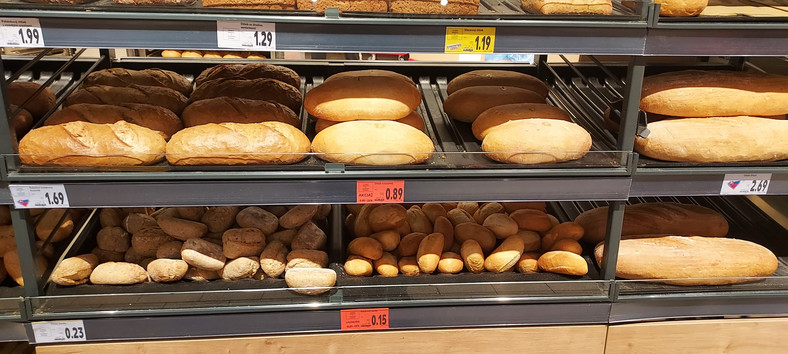 Cena chleba na Słowacji