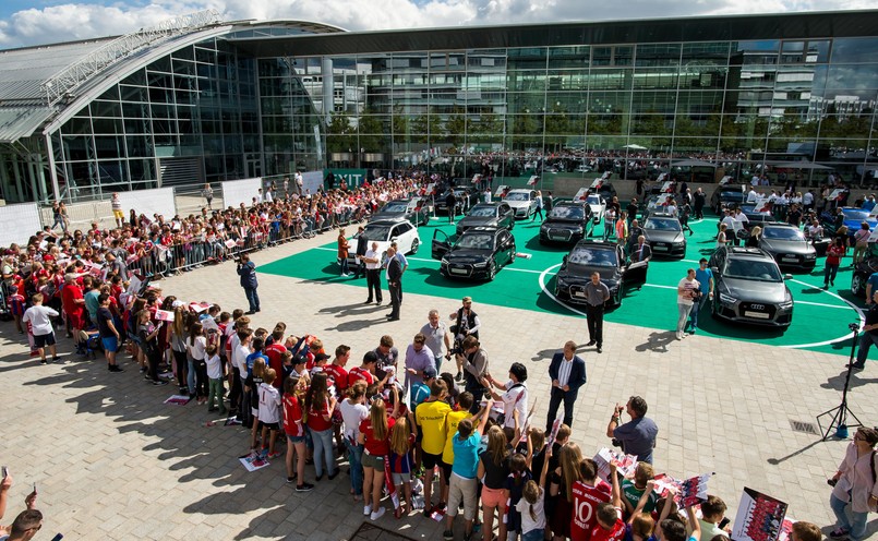 Nowe Audi dla piłkarzy Bayernu Monachium