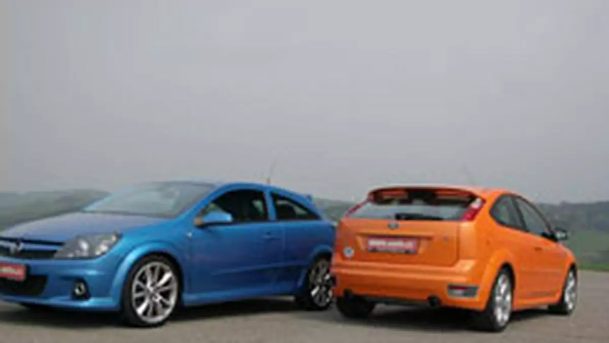 Ford Focus ST vs. Opel Astra GTC OPC - Czy pomarańczowa strzała pokona niebieski grom?