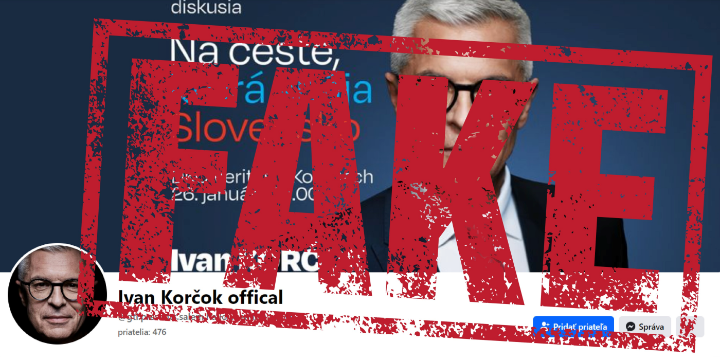 Ivan Korčok upozorňuje ľudí na falošný profil.