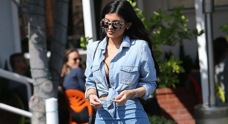 Kylie Jenner rocks denim on denim  like a grown up