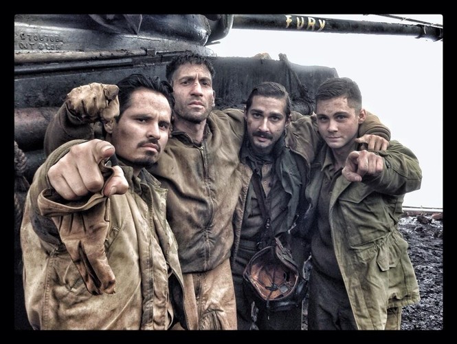 Filmowa załoga czołgu 'Fury'