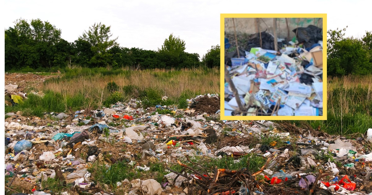 Niepokojące odkrycie na dzikim wysypisku. "Dane wrażliwe"