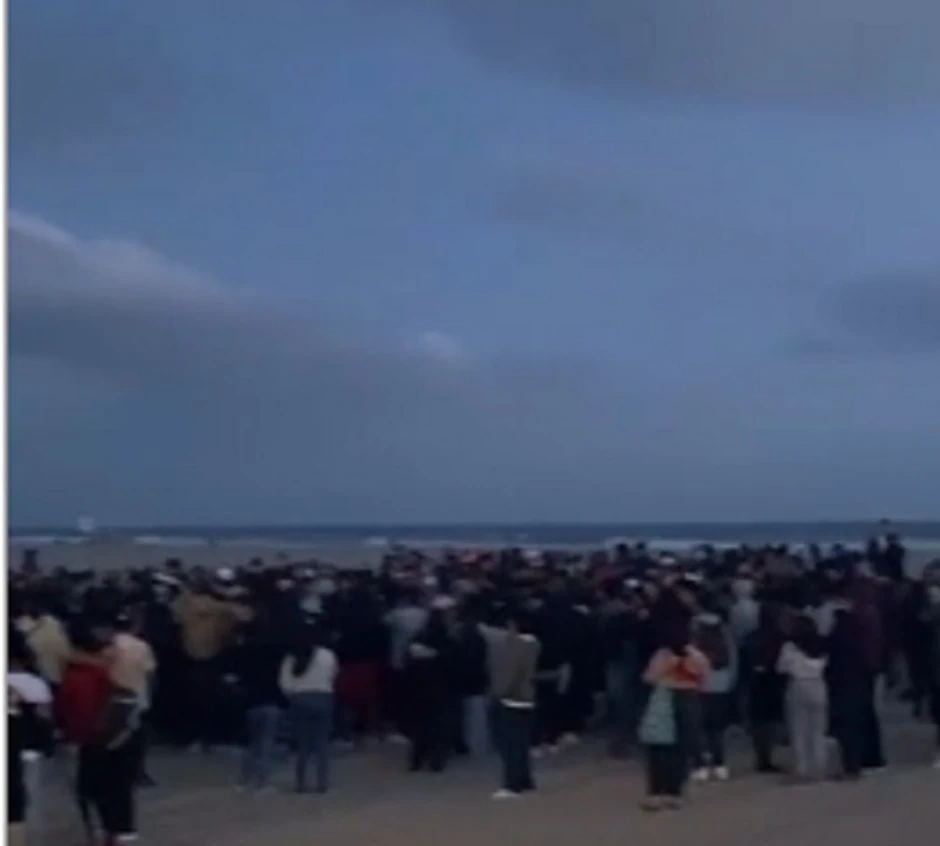 Adrijanova kikbek žurka - gomila na plaži