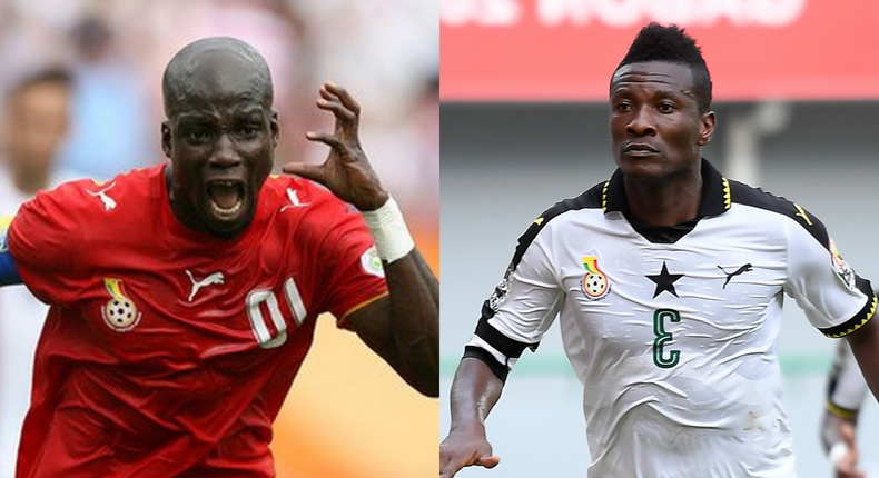 Stephen Appiah and Asamoah Gyan