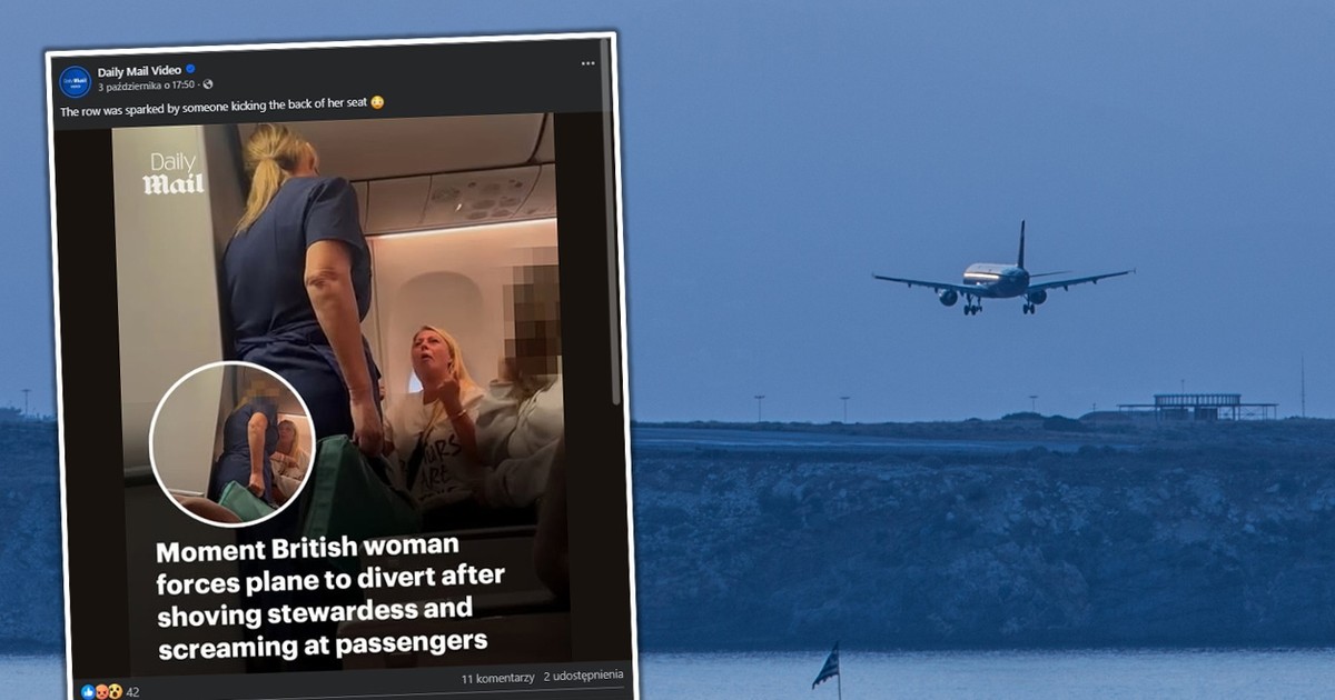 Krew polała się w czasie lotu! Pasażerka zaatakowała stewardesę i zaczęła się wygrażać