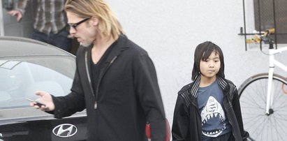 Brad Pitt kupił 11-letniemu synowi motocykl