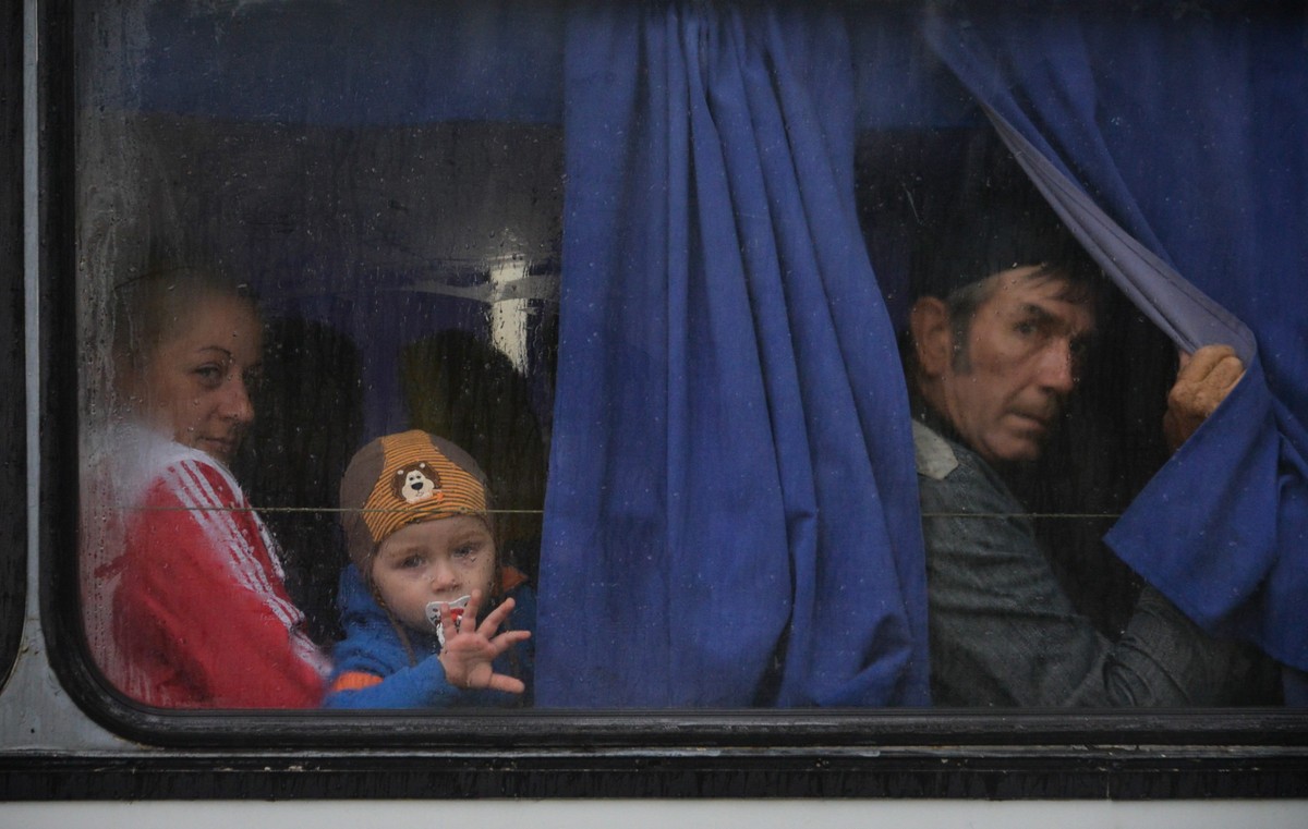 Rodziny separatystów uciekają do Rosji