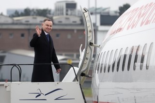 Prezydent Duda przybył do Londynu. Spotka się z premierem Sunakiem i królem Karolem III