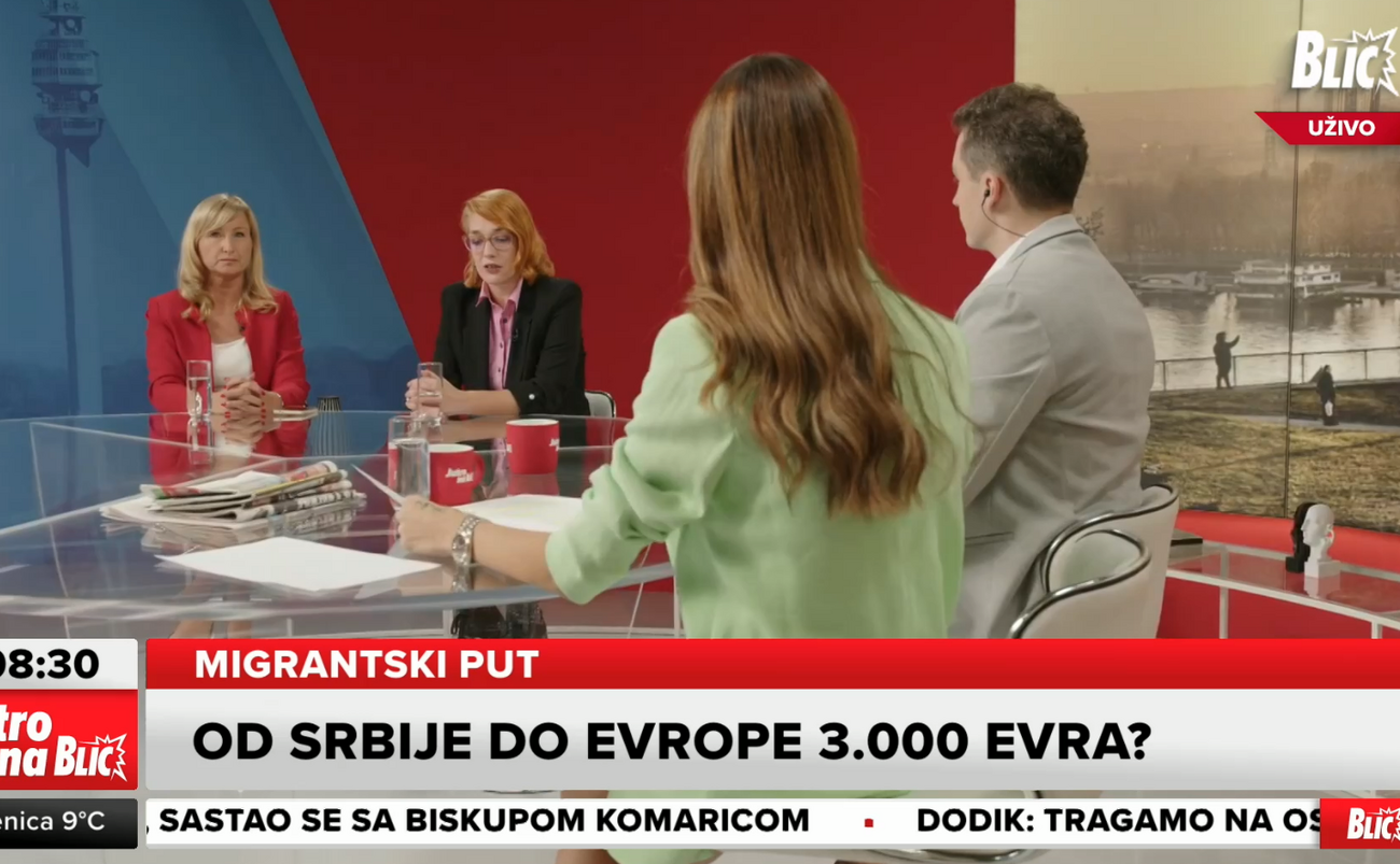 Stručnjaci u jutarnjem programu "Blic TV": "Naš zadatak je da zadržimo  migrante na putu ka zapadu"