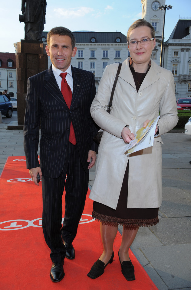 Robert Korzeniowski z żoną, Agnieszką