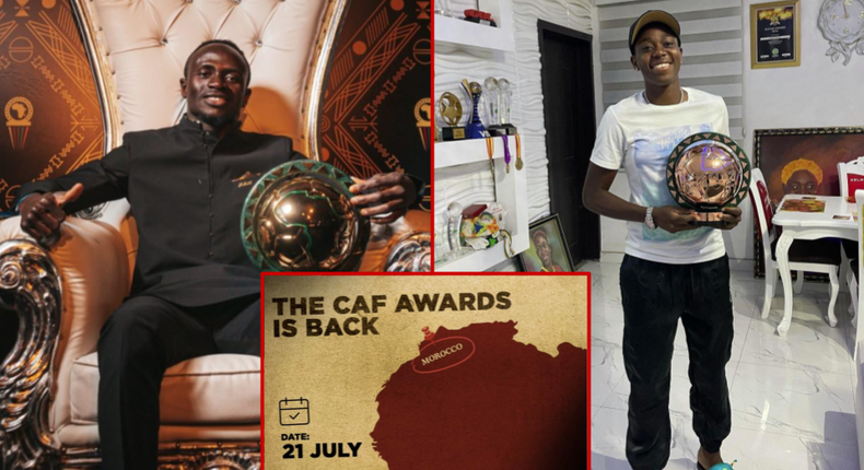 CAF confirms the return of the CAF Awards 2022. 21 July 2022 confirmed as the date for the awards