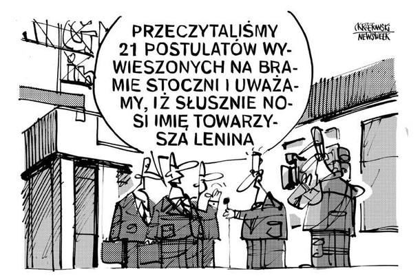 Stocznia gdańska imienia Lenina 21 postulatów krzętowski