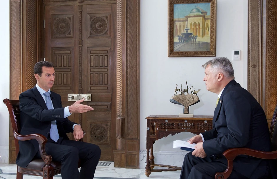 Bašar al Asad i Miroslav Lazanski