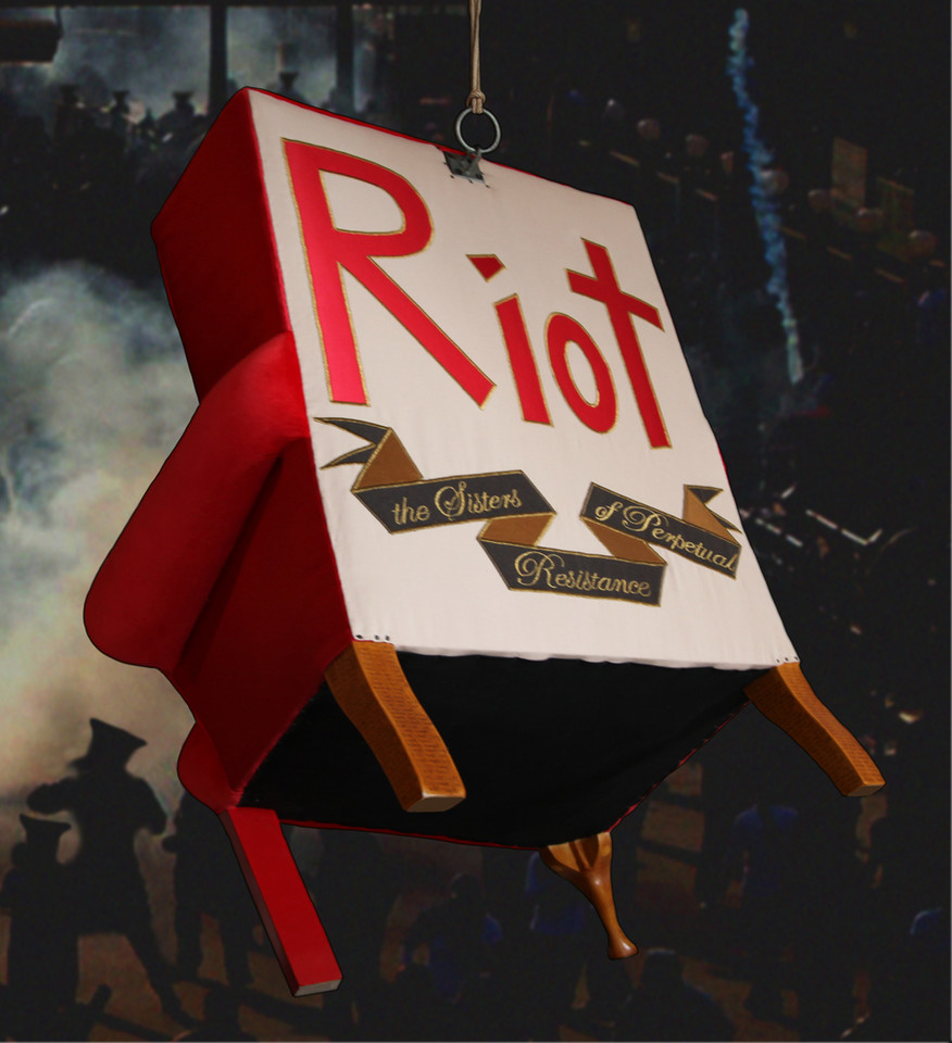 Miss Pokeno, "RiotSlutChair"